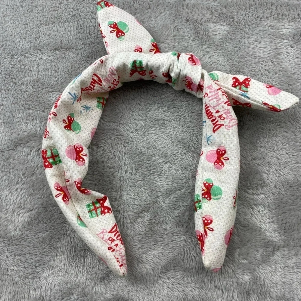 Disney Christmas Top Knot Headband Adult Size